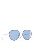 CHANEL Round Sunglasses CH4251J Silver/Blue