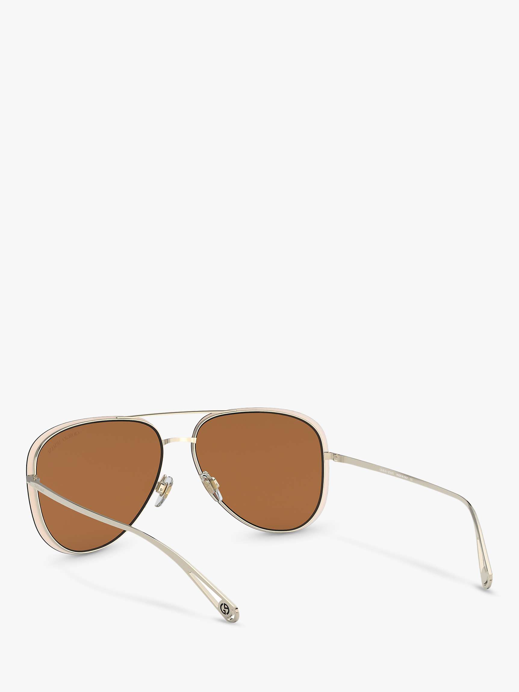 Buy Giorgio Armani AR6084 Women's Aviator Sunglasses Online at johnlewis.com