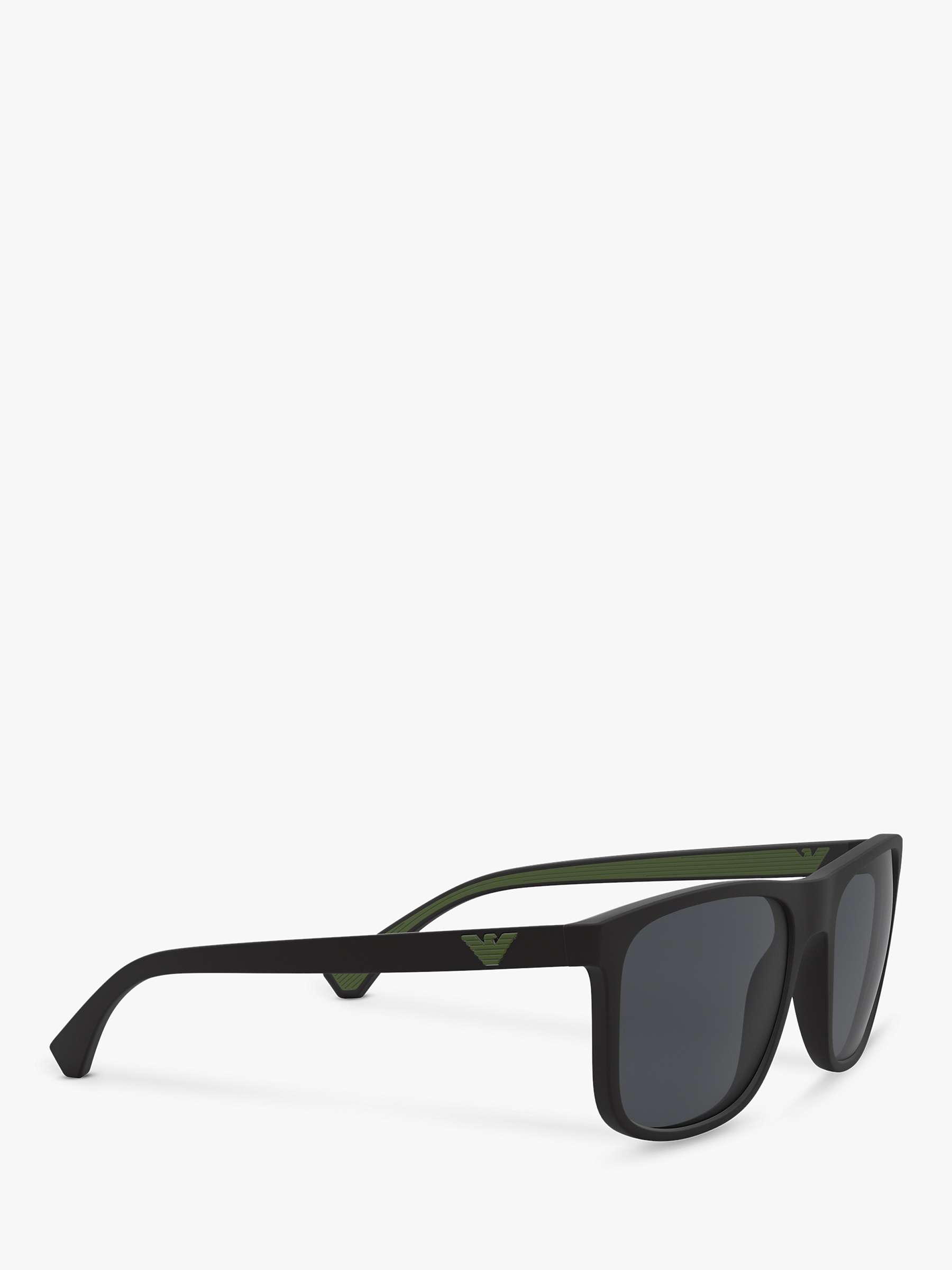 Buy Emporio Armani EA4129 Men's Square Sunglasses Online at johnlewis.com