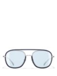 CHANEL Oval Sunglasses CH4249J Silver/Light Blue