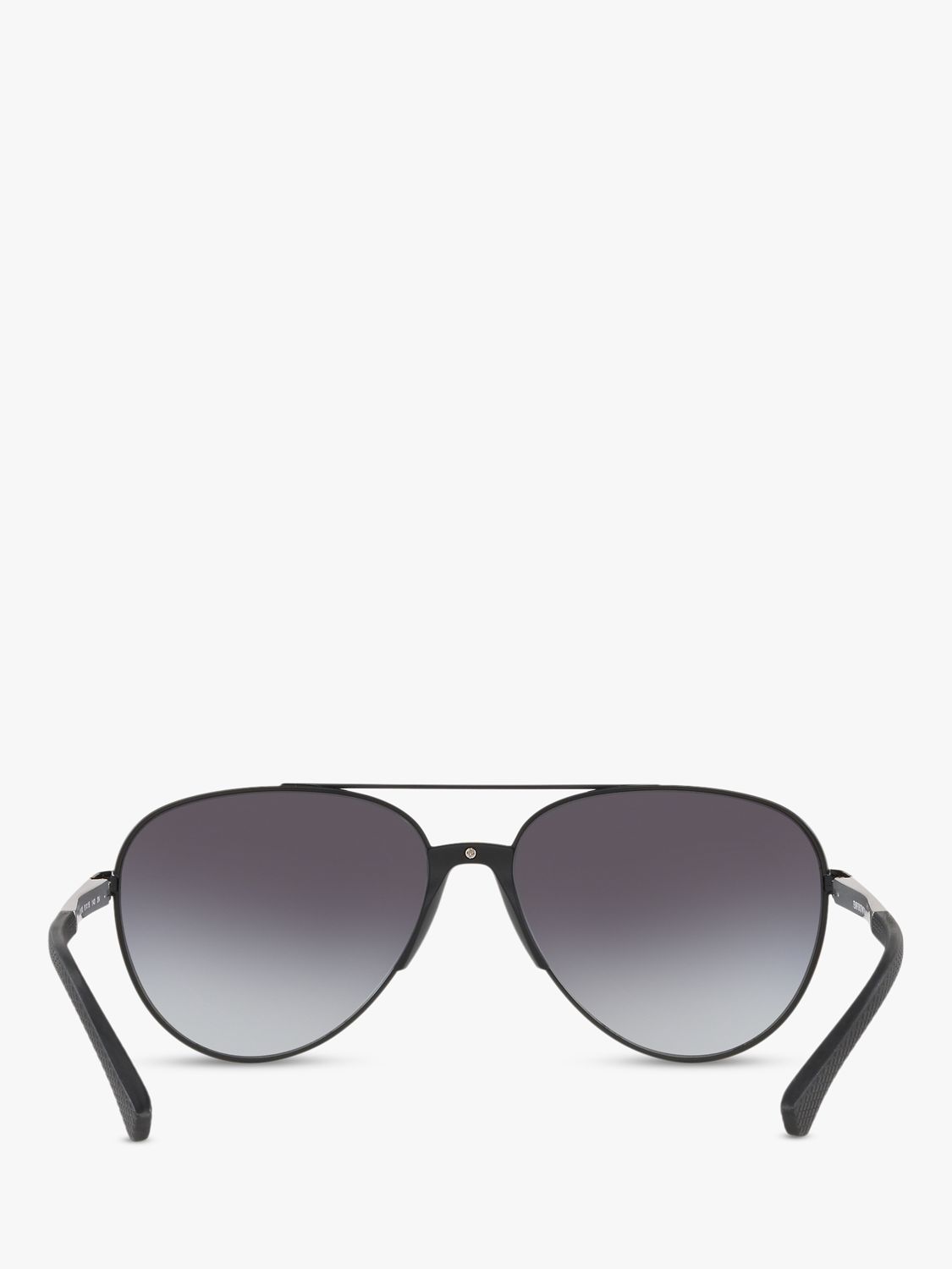 Emporio Armani EA2059 Men's Aviator Sunglasses, Matte Black/Grey ...