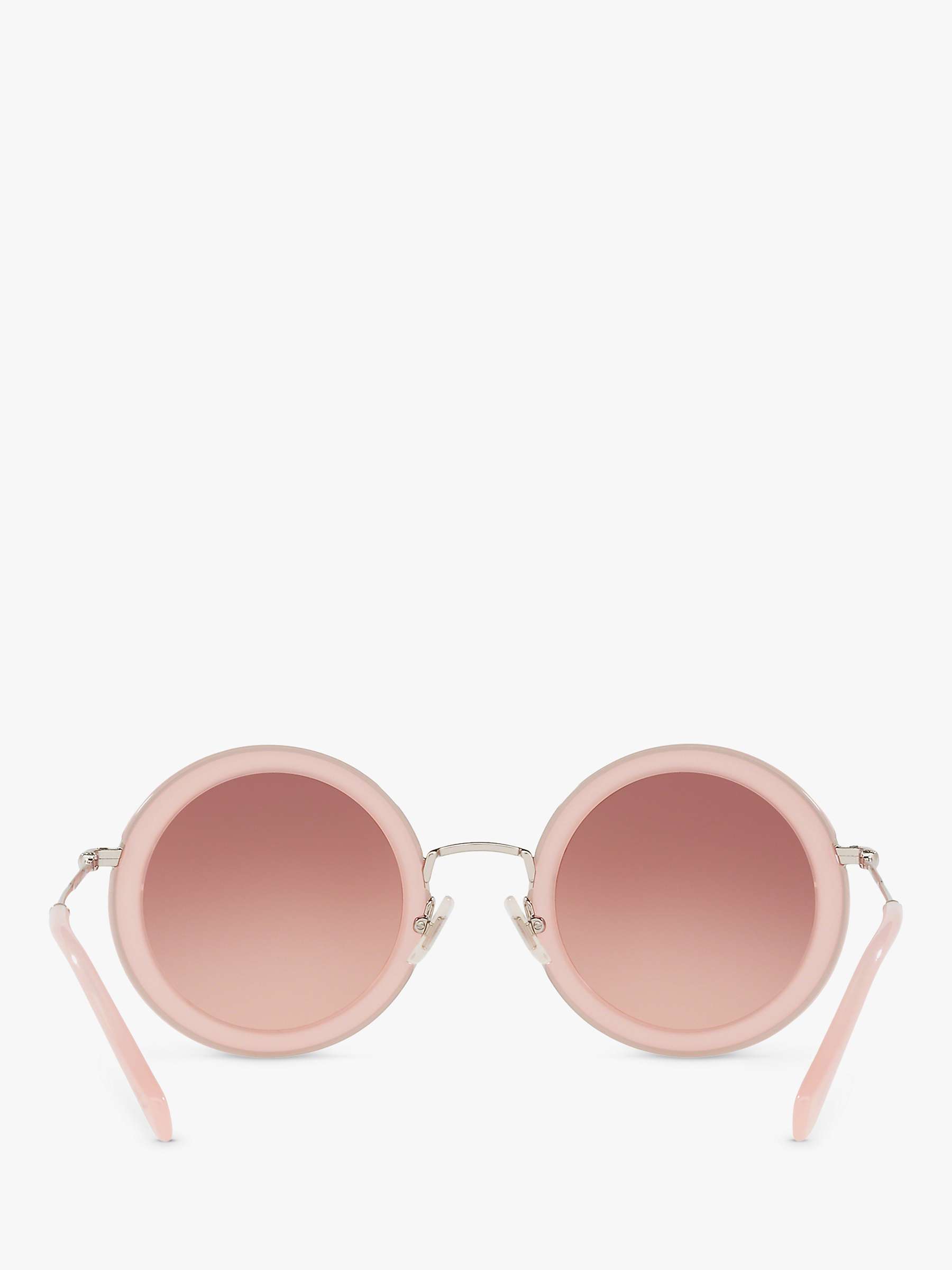 Buy Miu Miu MU 59US Women's Round Sunglasses Online at johnlewis.com