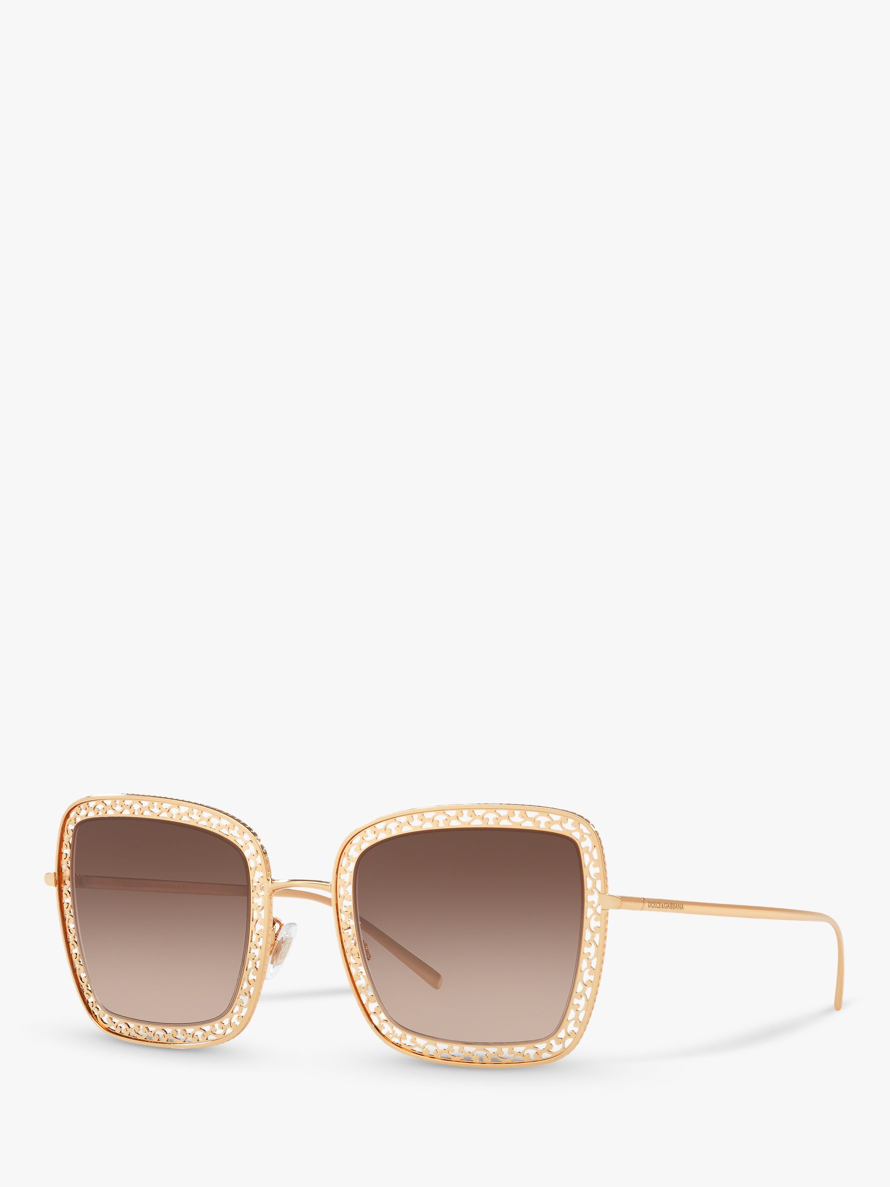 dolce and gabbana gold glasses