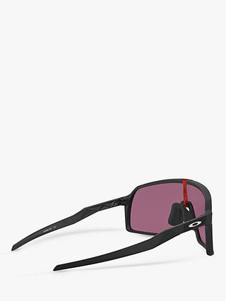 Oakley OO9406 Men's Sutro Prizm Rectangular Sunglasses, Matte Black/Mirror Orange