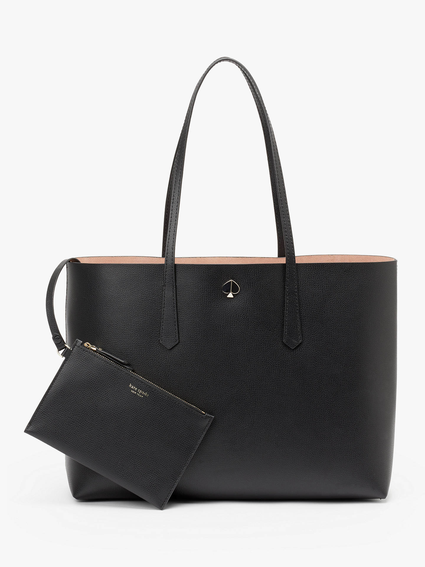 kate spade new york Molly Leather Large Tote Bag at John Lewis & Partners