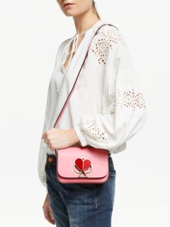 Kate Spade Nicola Twistlock small crossbody bag hot pink/ Barbie