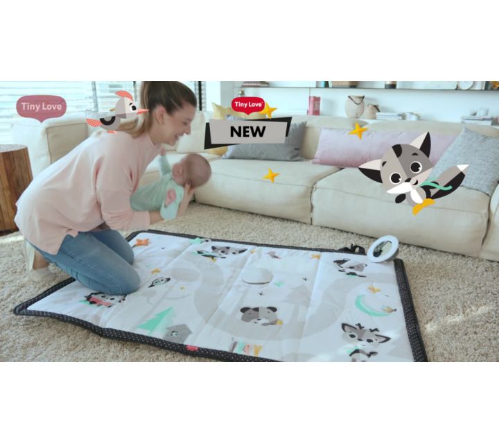 Tiny Love Magical Tales Super Mat, Black & White, One Size