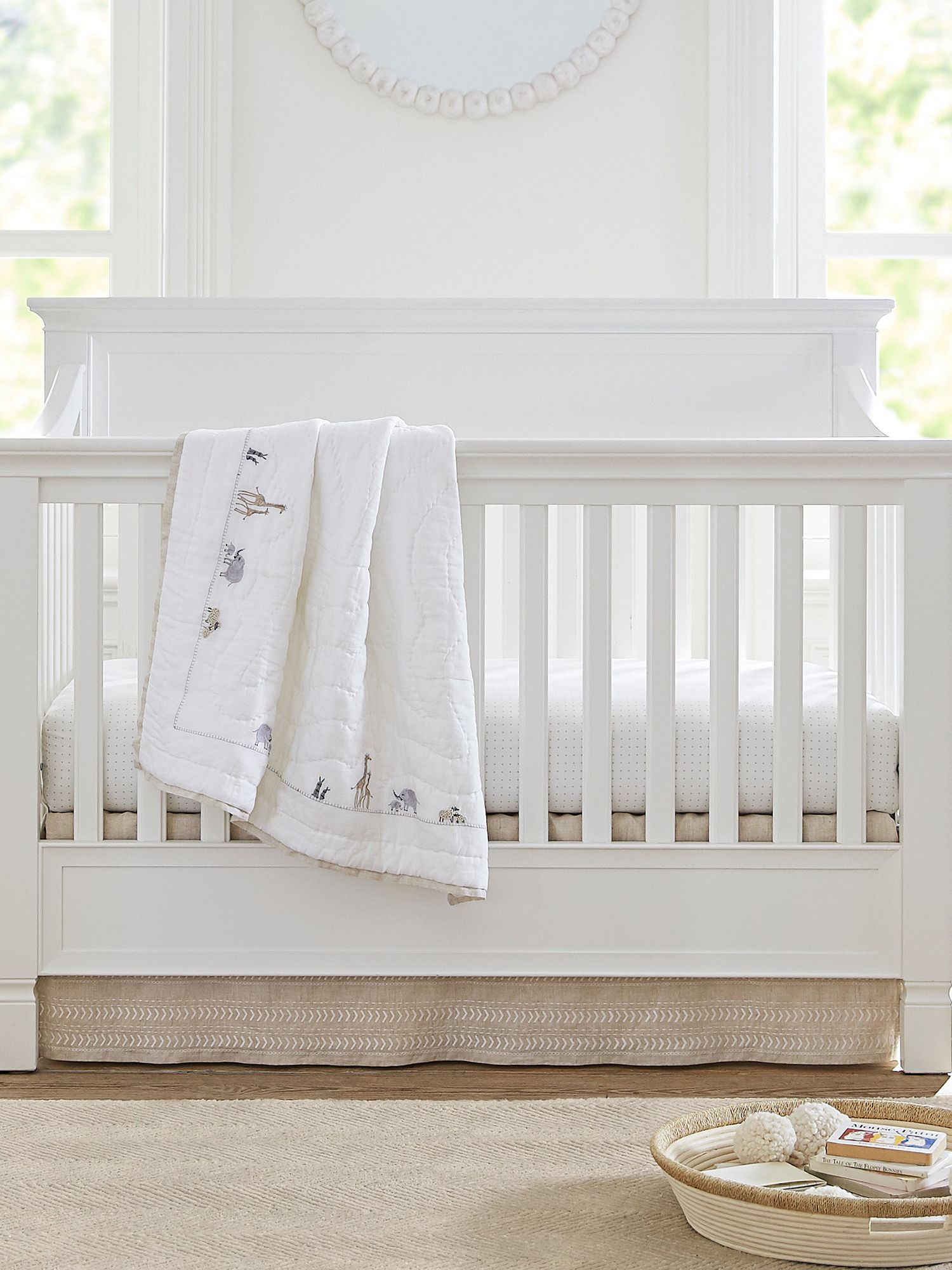 pottery barn baby beds