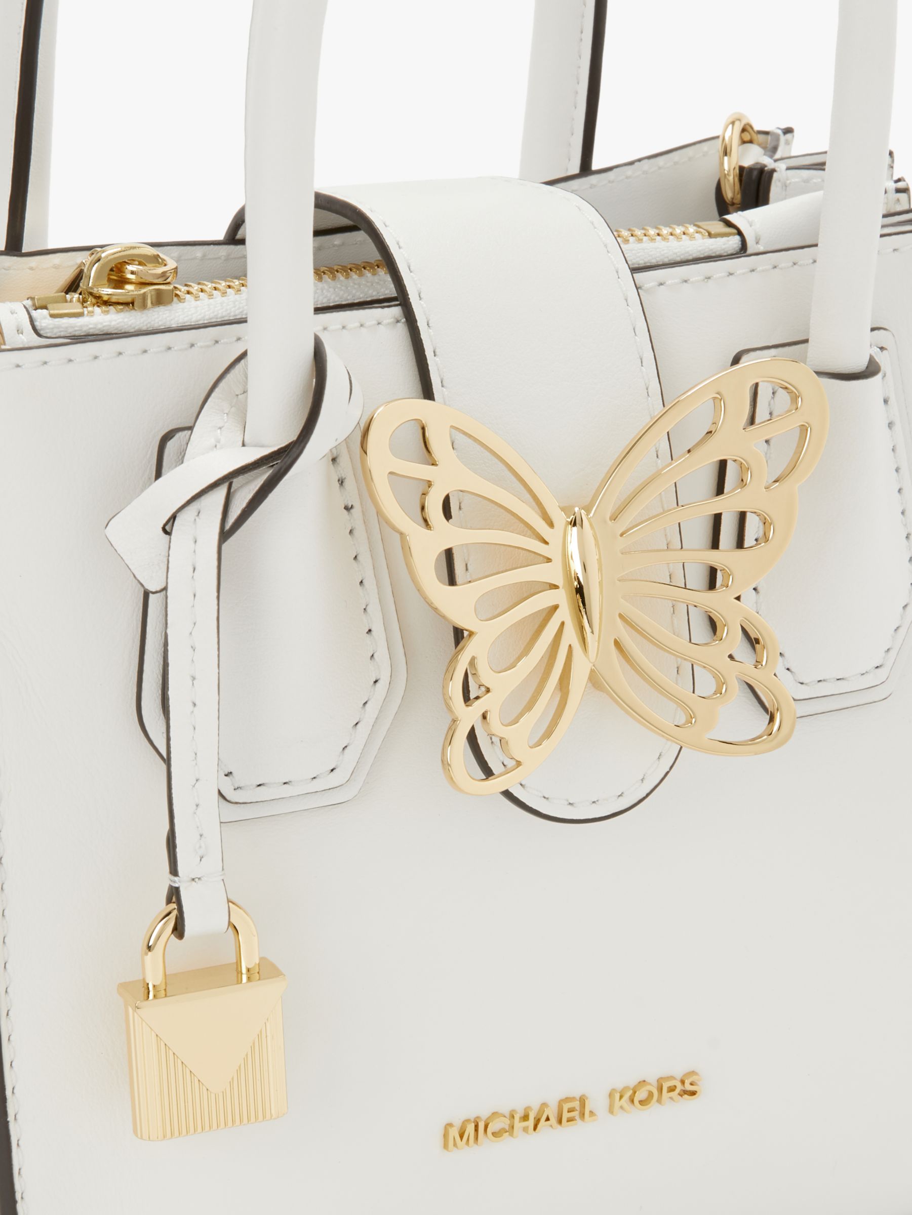 michael kors purse with butterflies