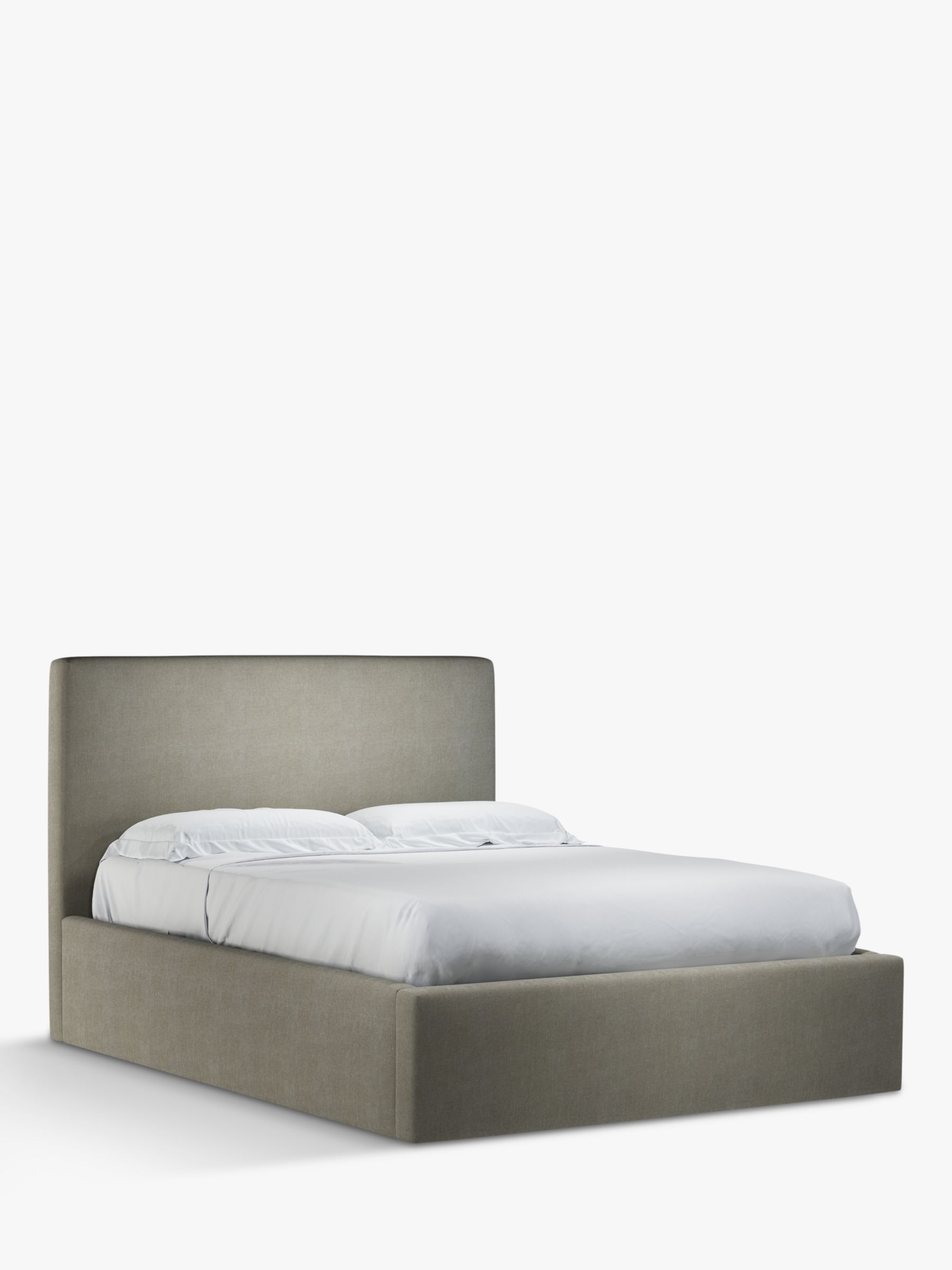 John Lewis Partners Emily Ottoman, King Size Linen Bed