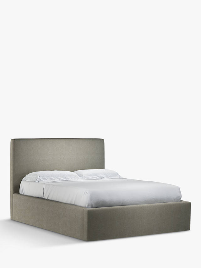 John Lewis Partners Emily Ottoman, Padded Bed Frame With Storage