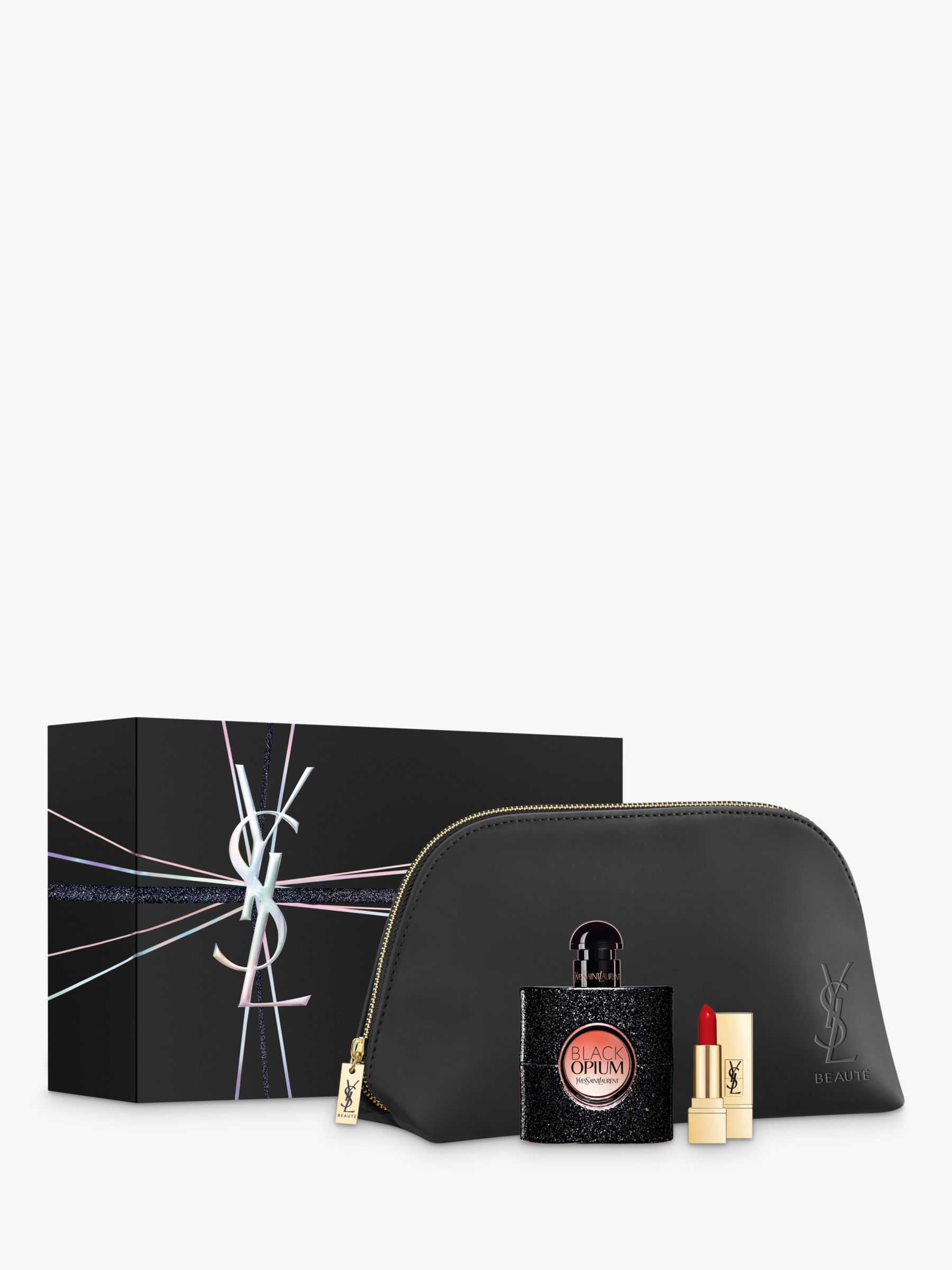 Yves Saint Laurent Black Opium Eau de Parfum, 50ml & Rouge Pur Couture Gift Set
