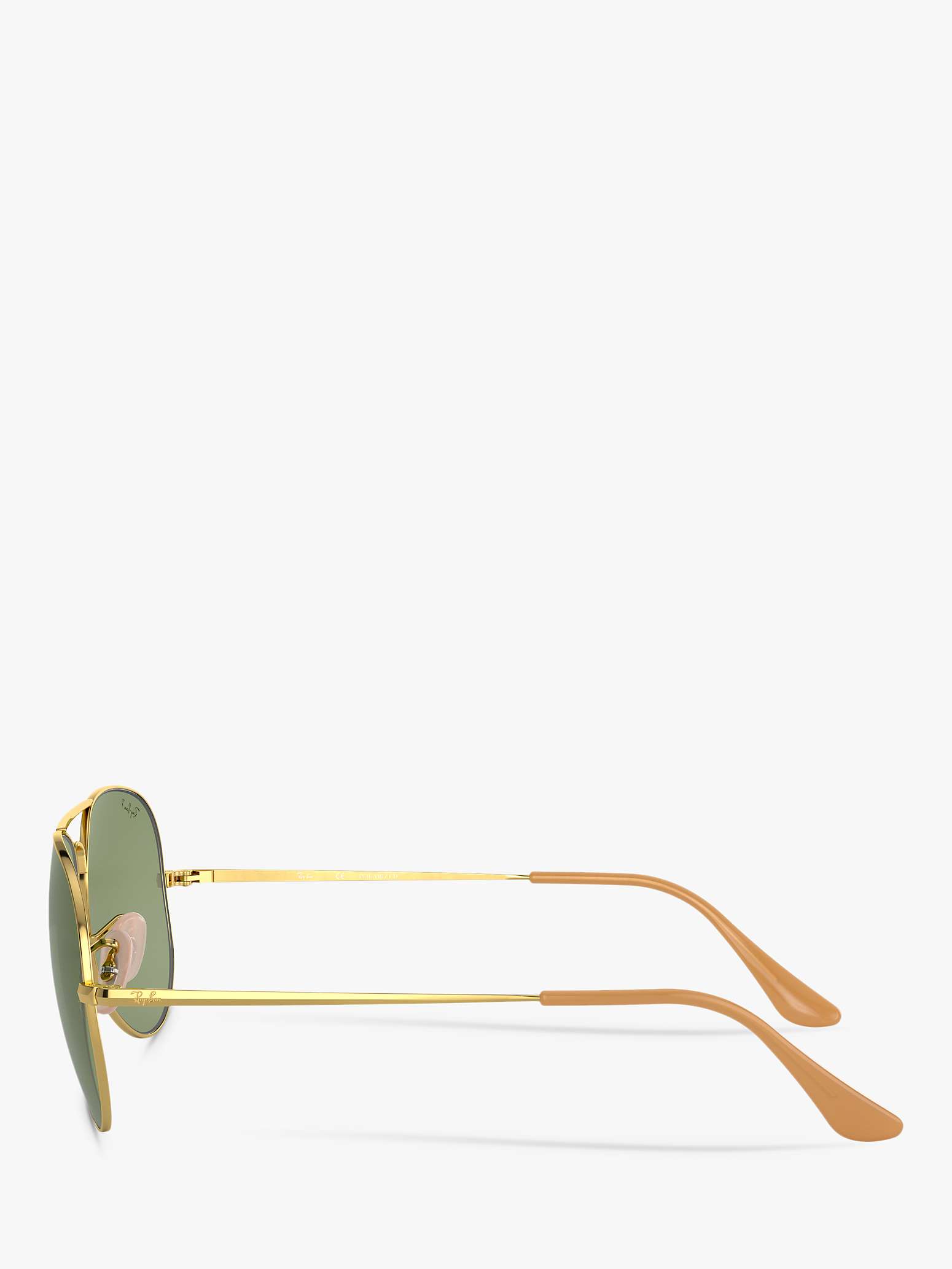 Buy Ray-Ban RB3689 Women's Polarised Aviator Sunglasses Online at johnlewis.com