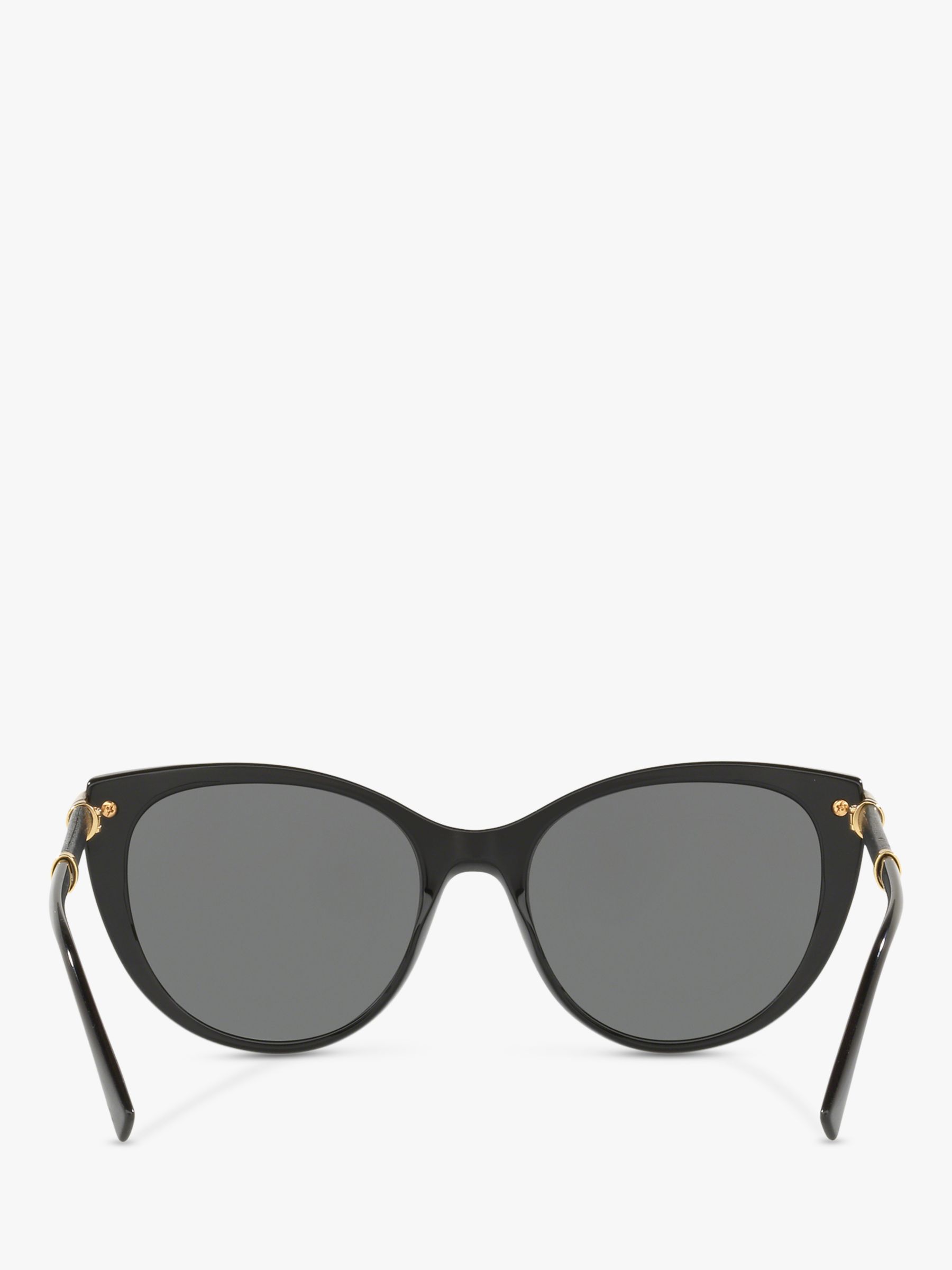 Versace Ve4364q Womens Cats Eye Sunglasses Blackgrey At John Lewis And Partners 