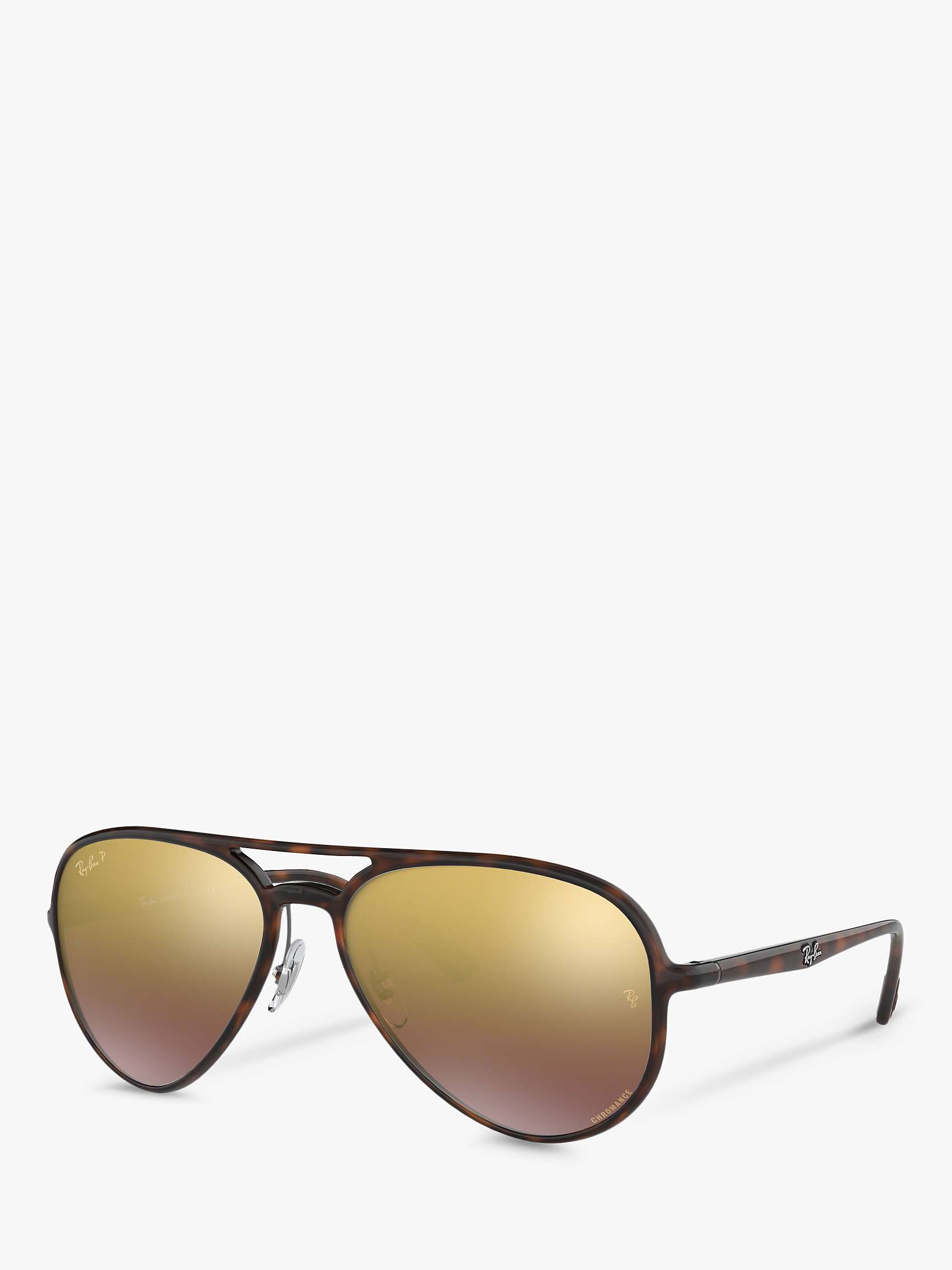 Buy Ray-Ban RB4320CH Women's Polarised Aviator Sunglasses Online at johnlewis.com