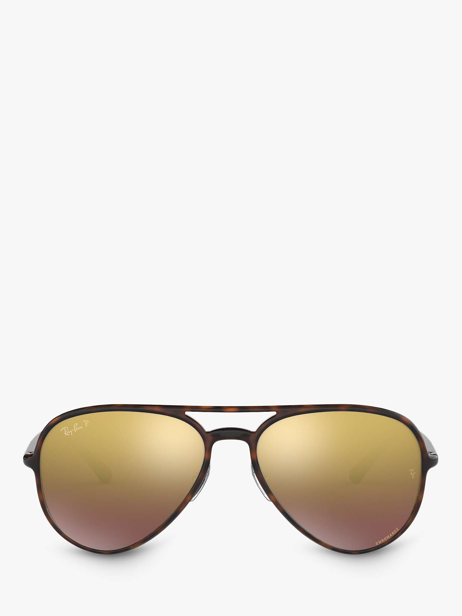 Buy Ray-Ban RB4320CH Women's Polarised Aviator Sunglasses Online at johnlewis.com
