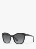 Ralph RA5252 Women's Polarised Square Sunglasses, Black