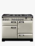 Rangemaster Leckford Deluxe 110cm Dual Fuel Range Cooker, Ivory