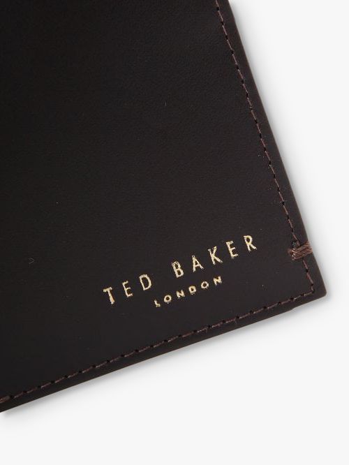 Buy Ted Baker Zacks Credit Card Holder, Dark Brown Online at johnlewis.com