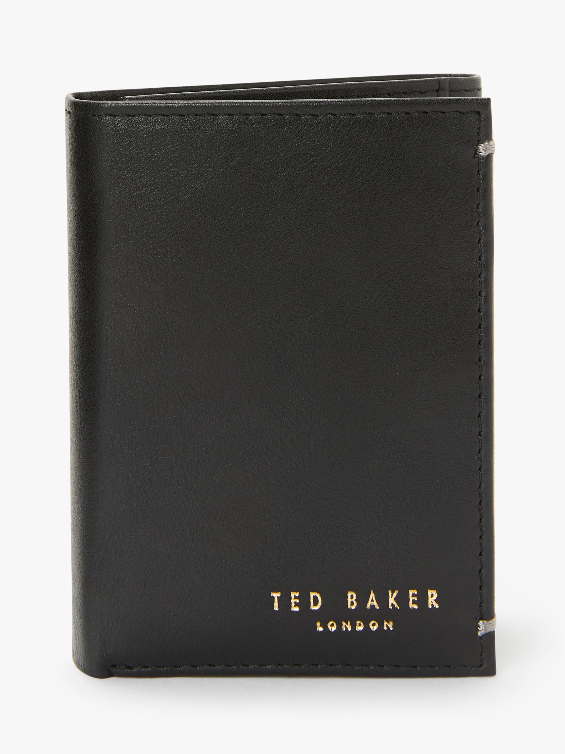 Ted Baker Jonnys Leather Wallet, Black at John Lewis & Partners