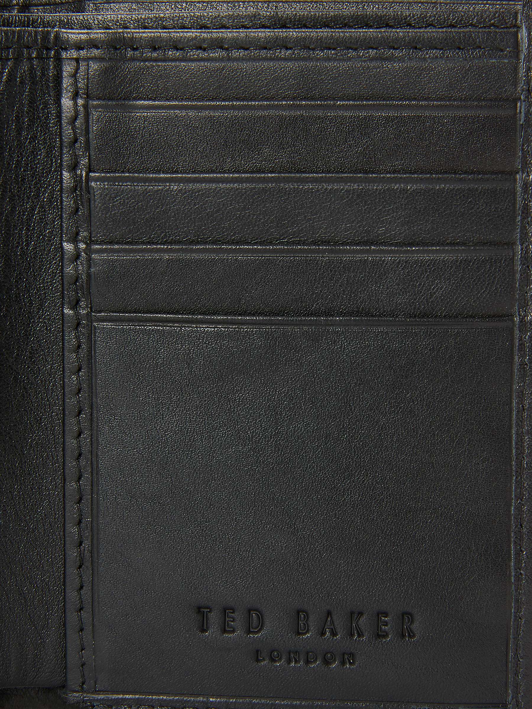 Buy Ted Baker Jonnys Leather Wallet, Black Online at johnlewis.com