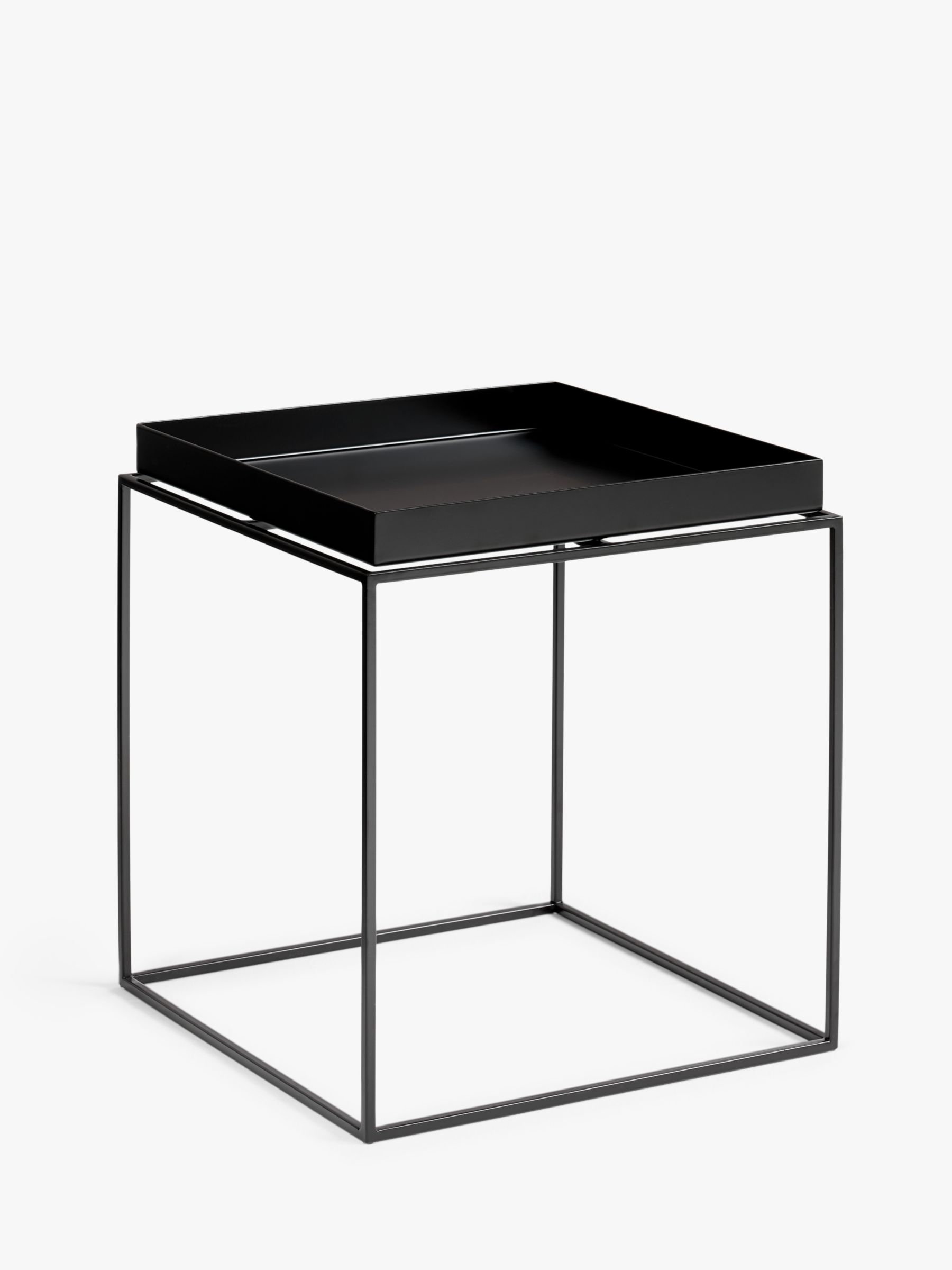 Hay Tray M Side Table Black At John Lewis Partners