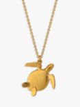 Alex Monroe Sea Turtle Pendant Necklace, Gold