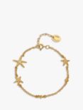 Alex Monroe Starfish Chain Bracelet, Gold