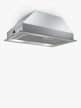 Bosch DLN53AA70B 53cm Canopy Cooker Hood, D Energy Rating, Stainless Steel