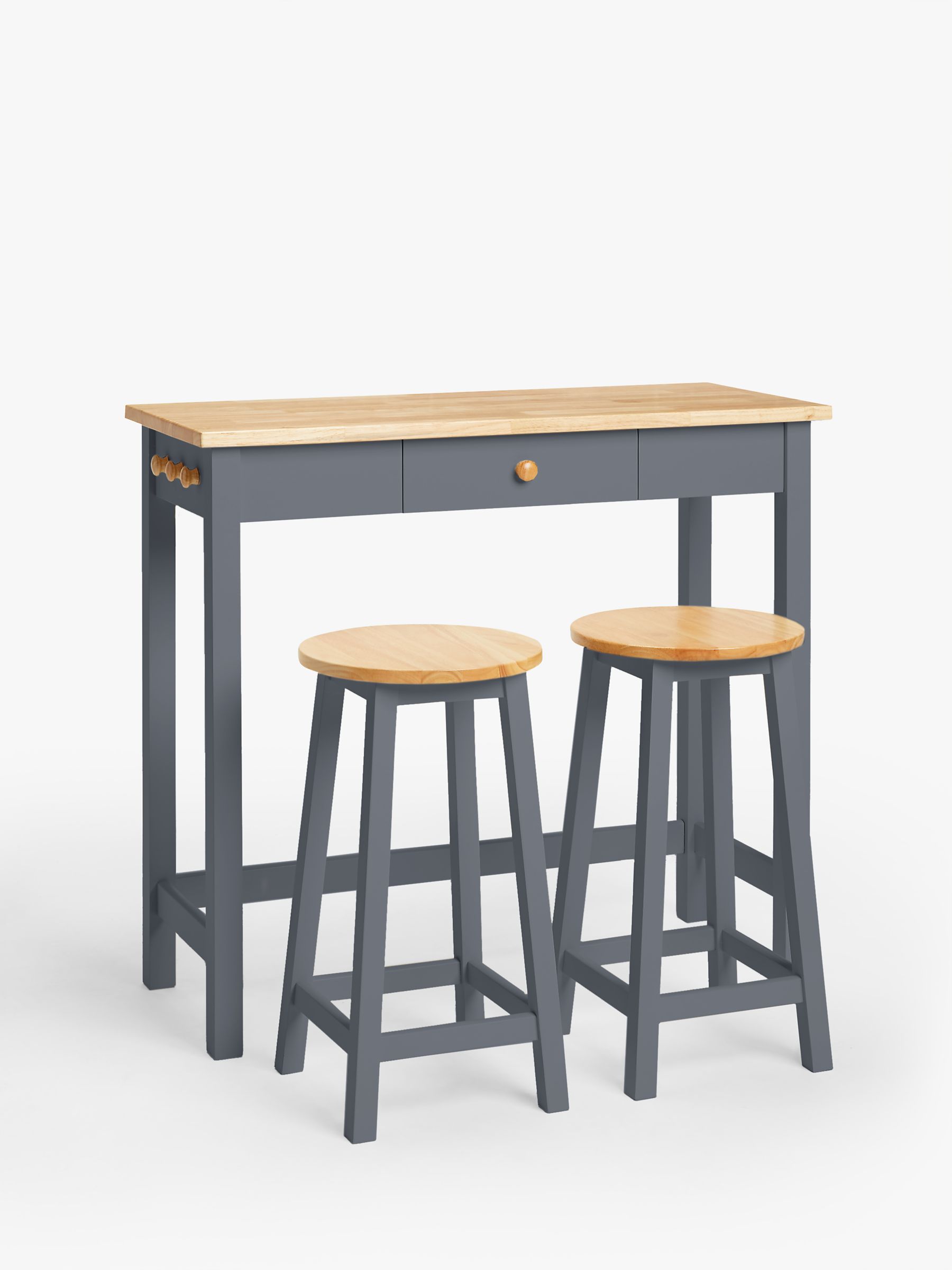 Anyday John Lewis Partners Adler Bar, Wooden Bar Table And Stools