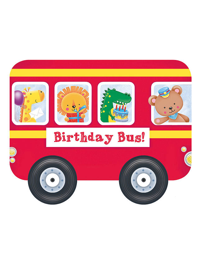 Whizzy Wheels Birthday Bus Children's Book