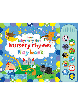 Baby's Very First Nursery Rhymes Play Book Children's Book