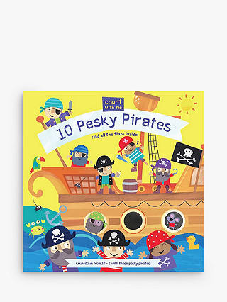 Count With Me! 10 Pesky Pirates Children's Board Book