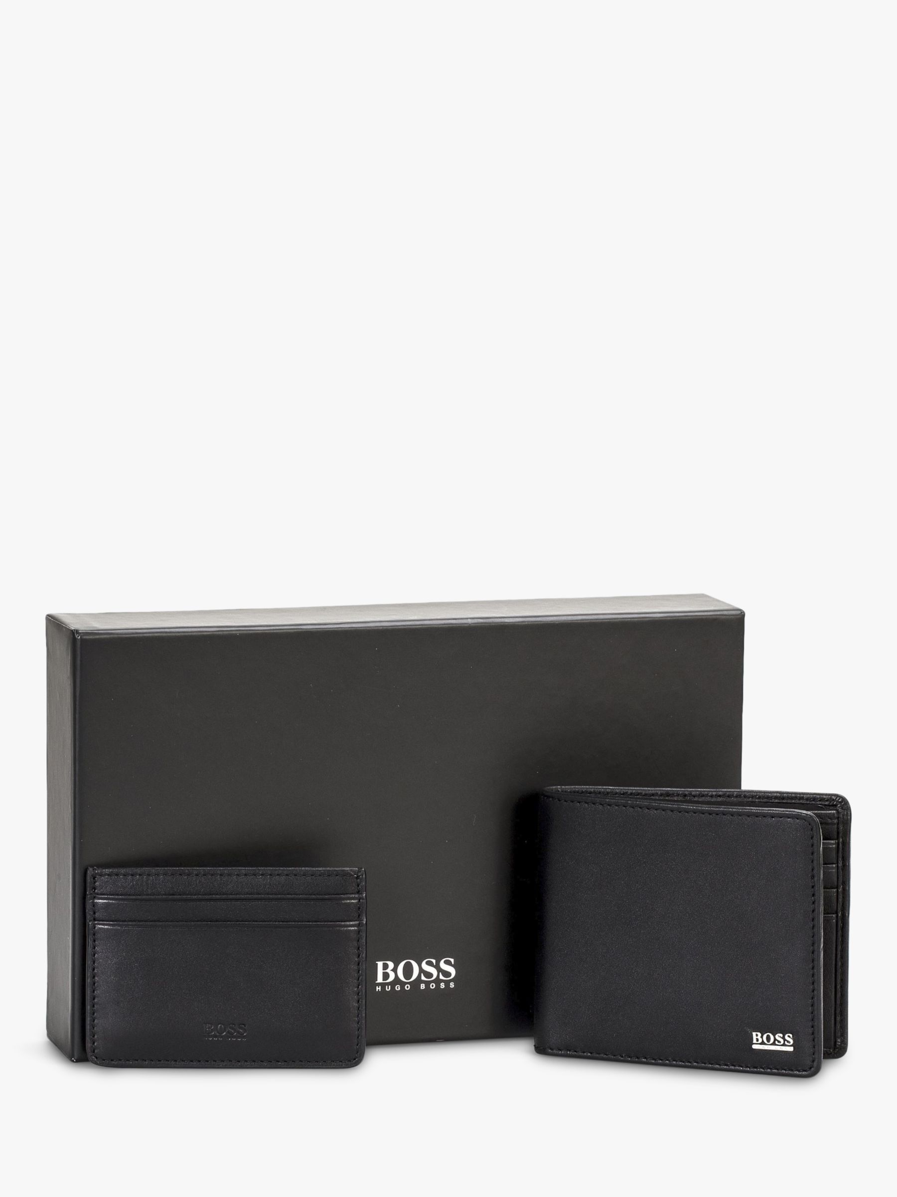 hugo boss wallet and card holder gift set