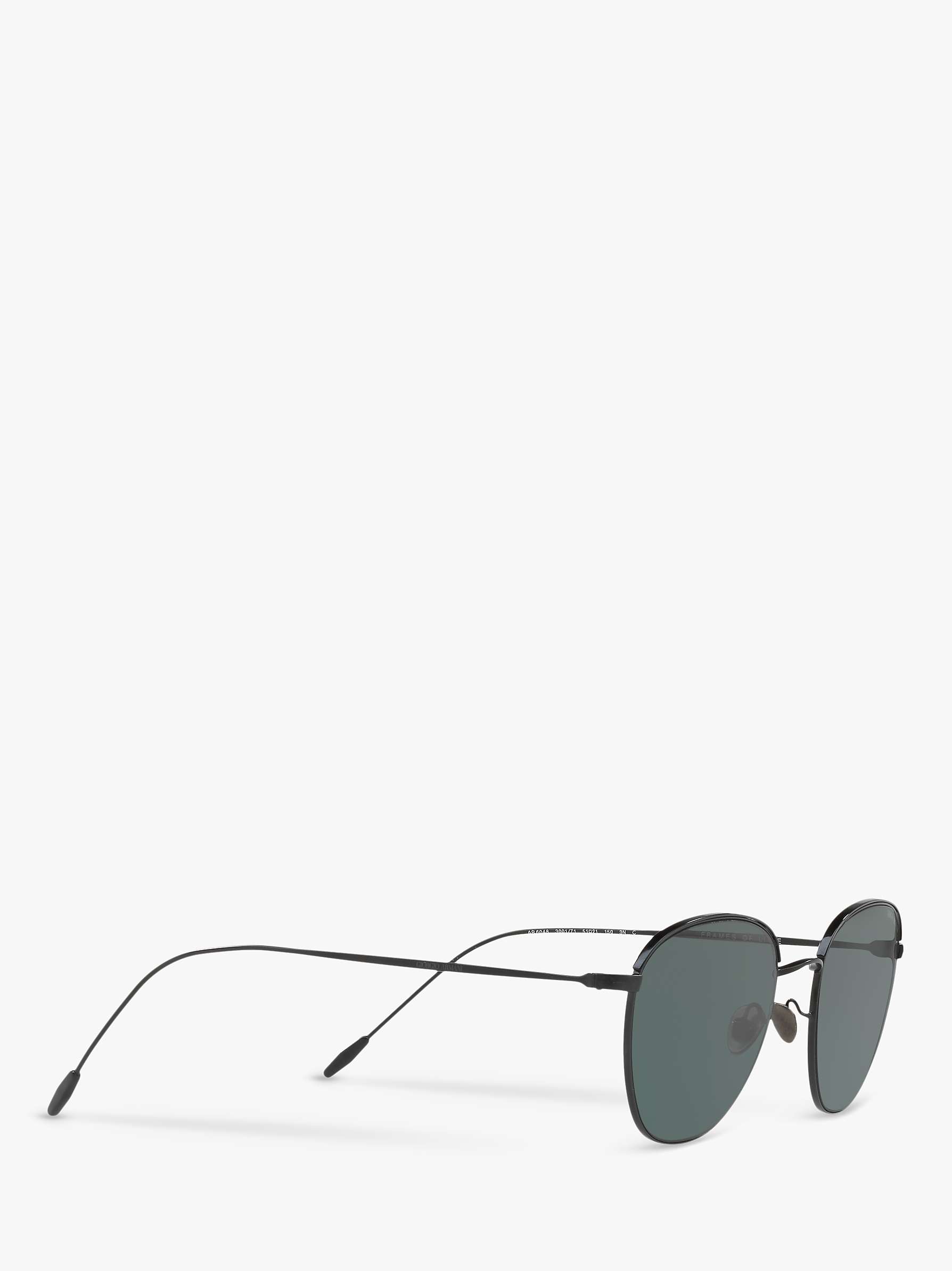 Buy Giorgio Armani AR6048 Men's Oval Sunglasses Online at johnlewis.com
