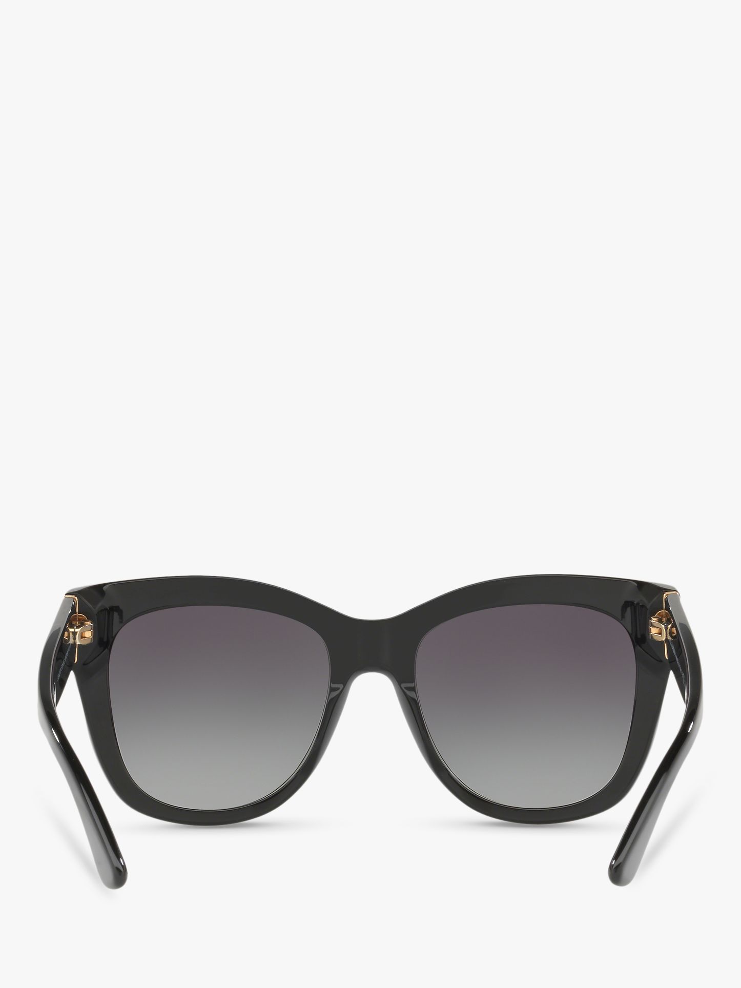 Dolce & Gabbana DG4270 Women's Square Sunglasses, Black/Grey Gradient ...