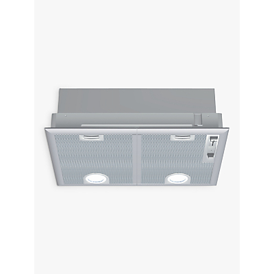 Neff D5655X1GB 53cm Canopy Cooker Hood, C Energy Rating, Silver