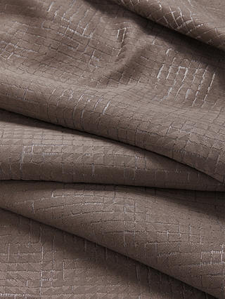 John Lewis & Partners Loki Squares Furnishing Fabric, Umber