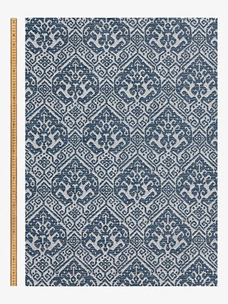 John Lewis Mateo Furnishing Fabric, Indian Blue