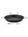 Eaziglide Neverstick2 Aluminium Non-Stick Pie Dish, 26cm