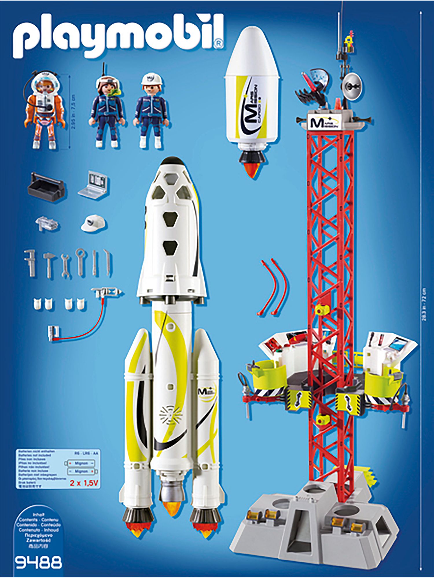 Playmobil Space 9488 Mission Rocket at 