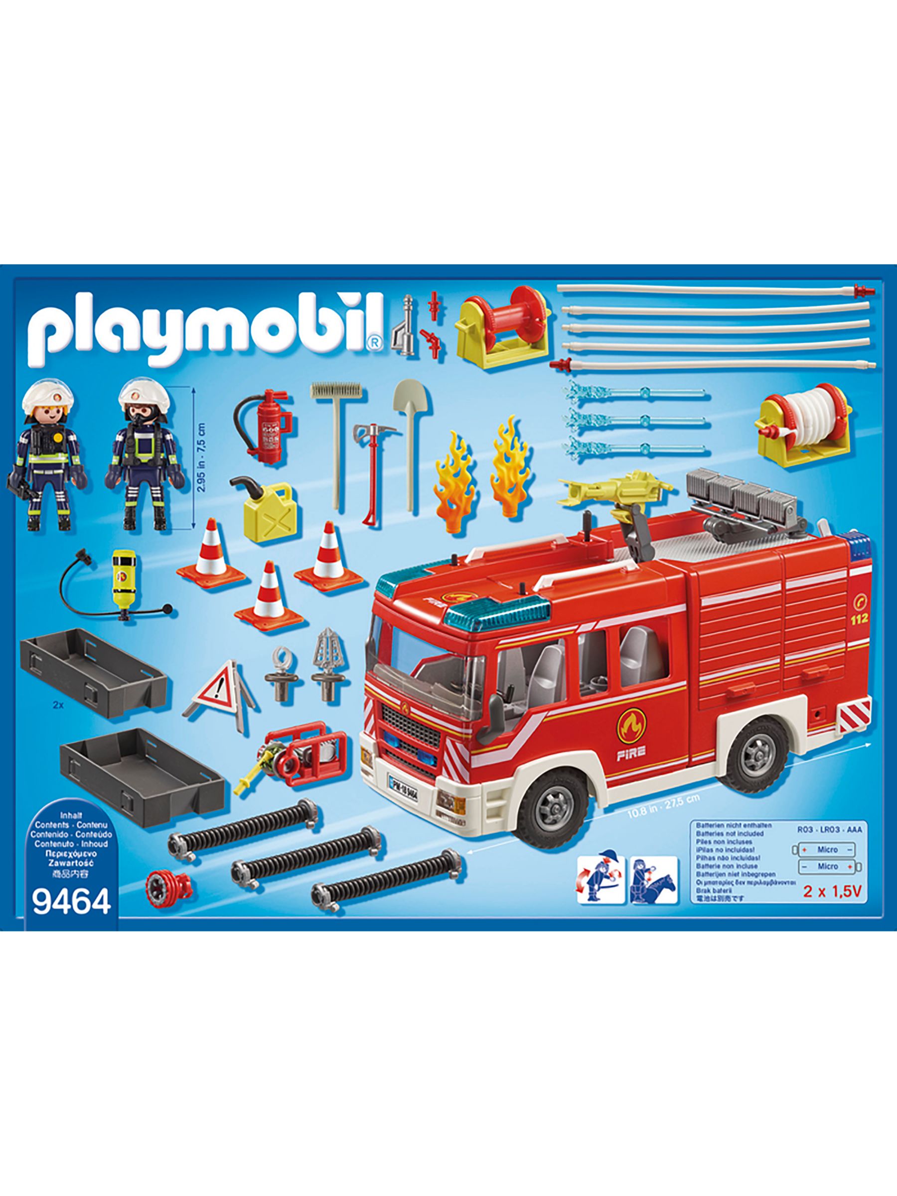 playmobil city fire