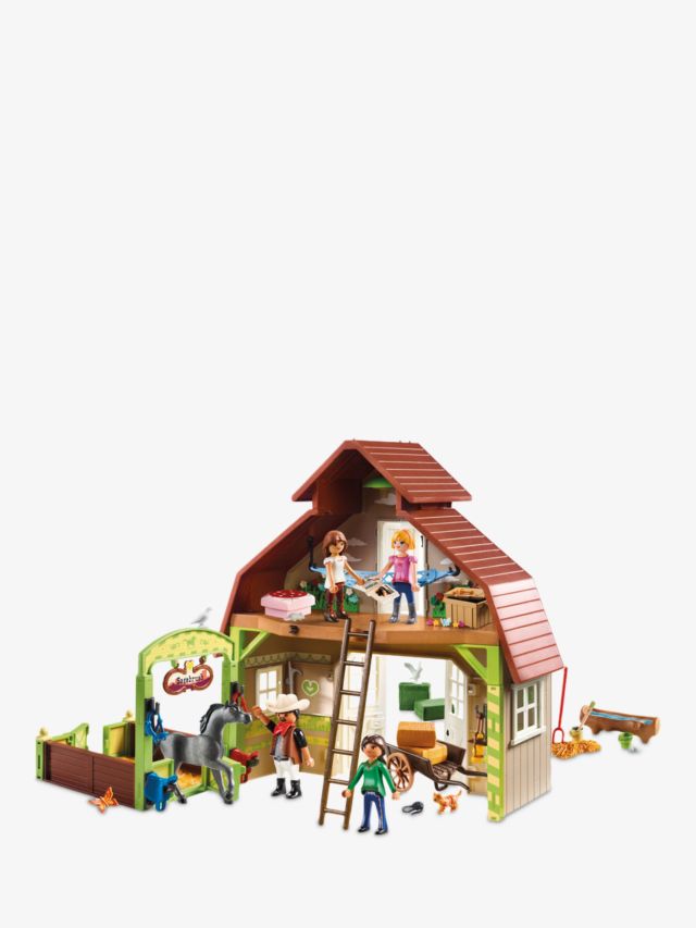 Playmobil DreamWorks Spirit Barn with Lucky, PRU & Abigail