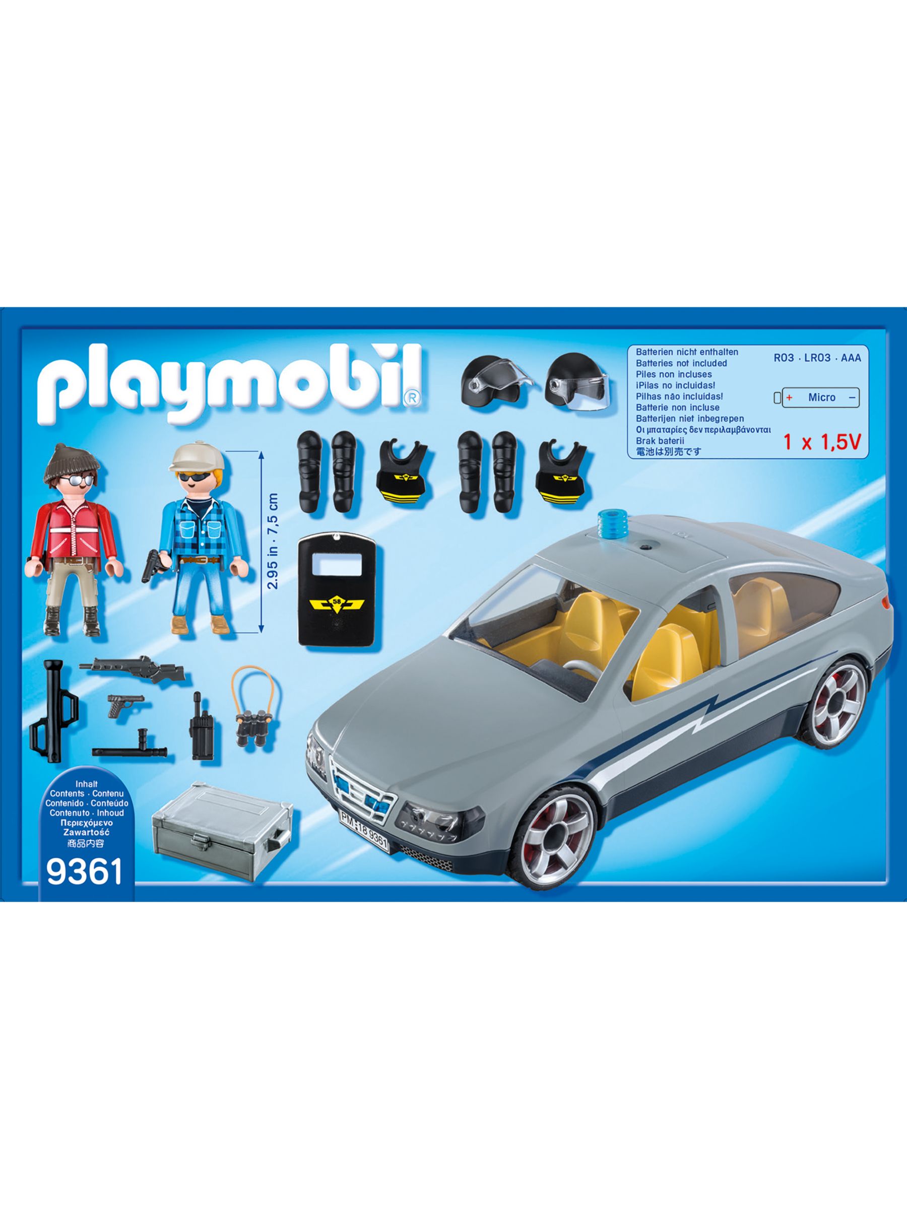 playmobil undercover car