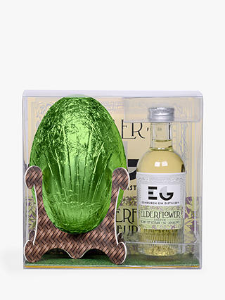 Edinburgh Gin Elderflower Liqueur, 5cl and Easter Egg, 85g