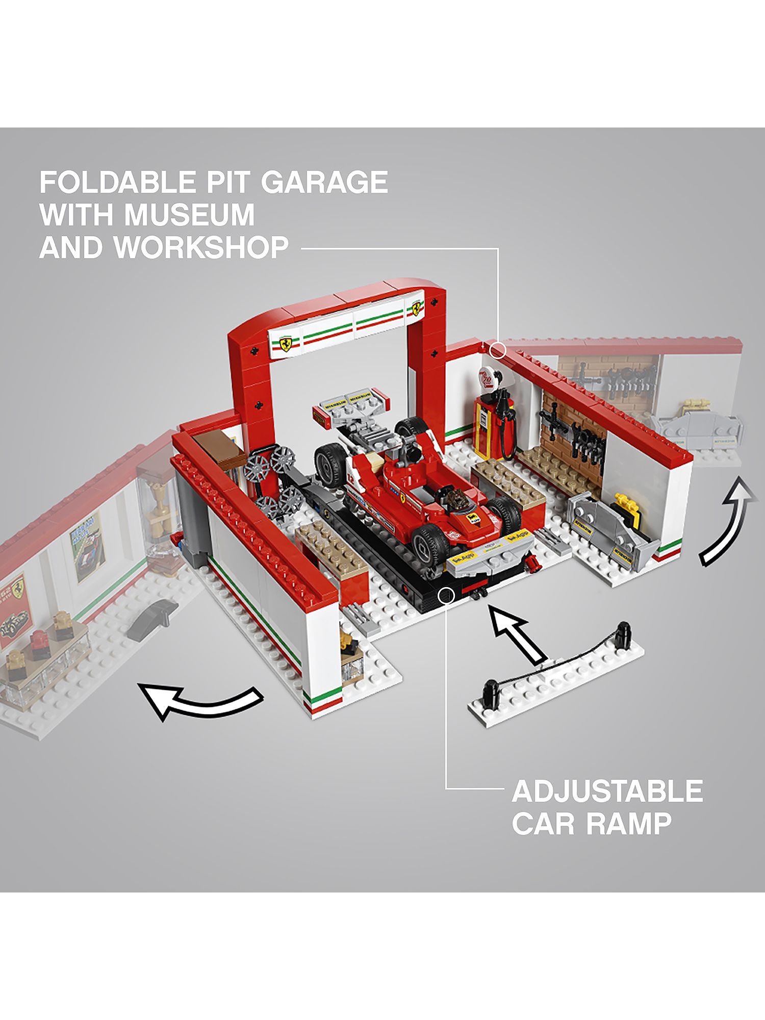 ultimate ferrari garage lego