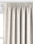 John Lewis Textured Chenille Made to Measure Curtains or Roman Blind, Natural Light