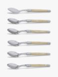 Laguiole Teaspoons, Cream, 6 Piece