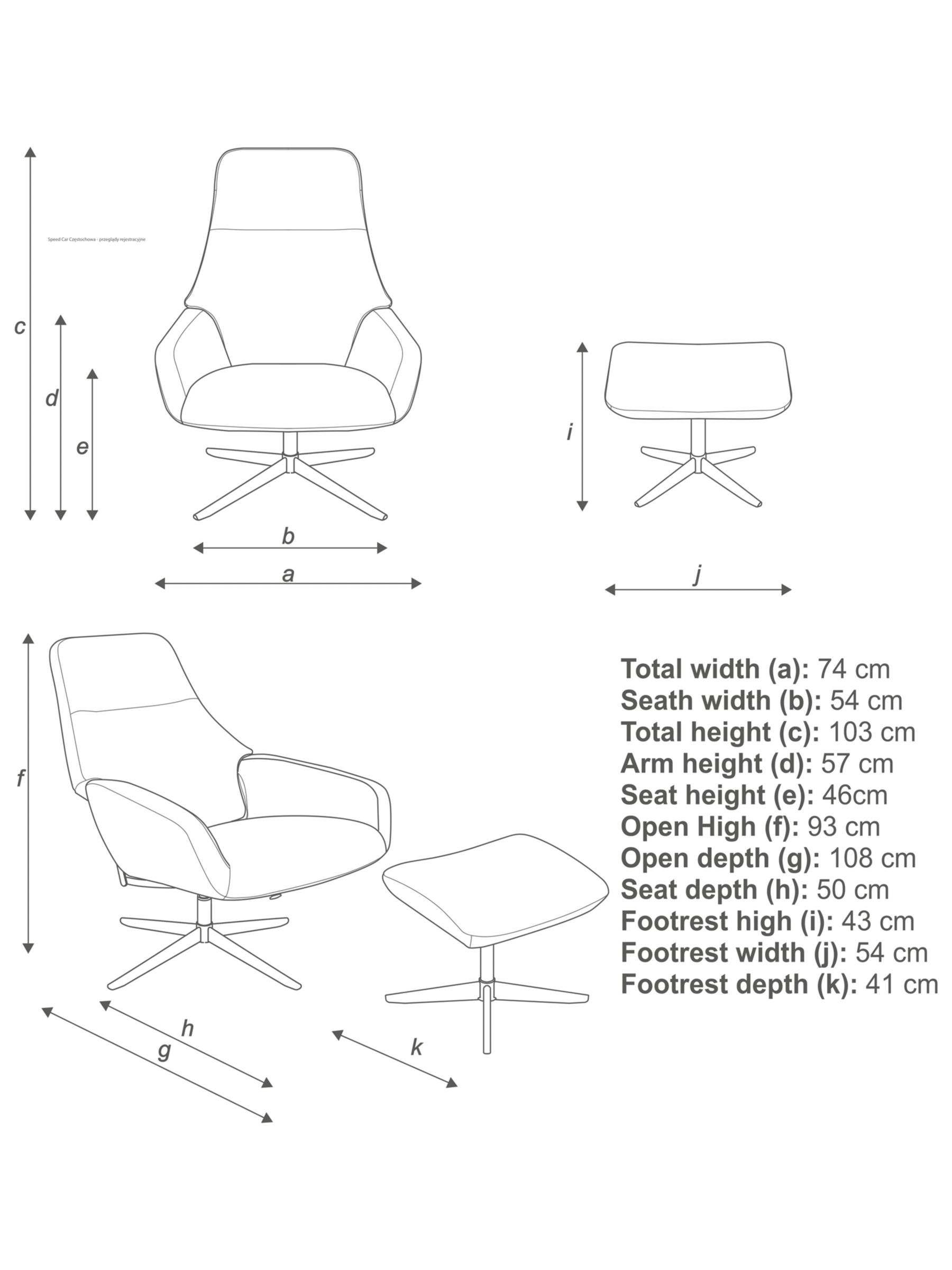 Design Project By John Lewis No 122 Reclining Chair With Footstool