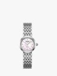 Rotary Women's Balmoral Diamond Bracelet Strap Watch, Silver/Mother of Pearl LB00899/07/D